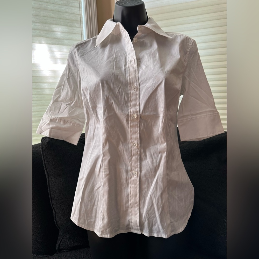Express classic white button-up